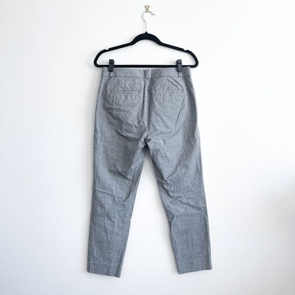 Banana Republic Womens Sloan Straight Leg Pants Mid Rise Black/White Gray Size 6 - Picture 2 of 9